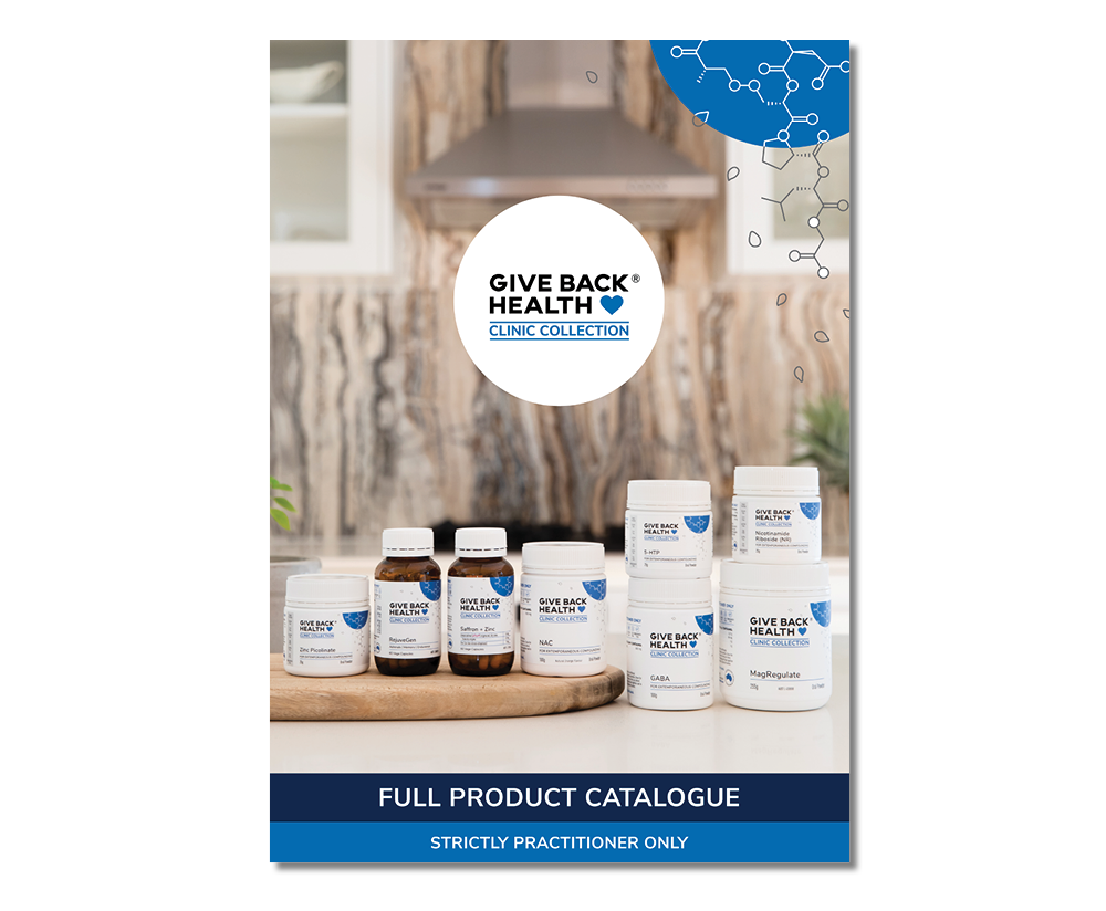 Give Back Health Full Product Catalogue