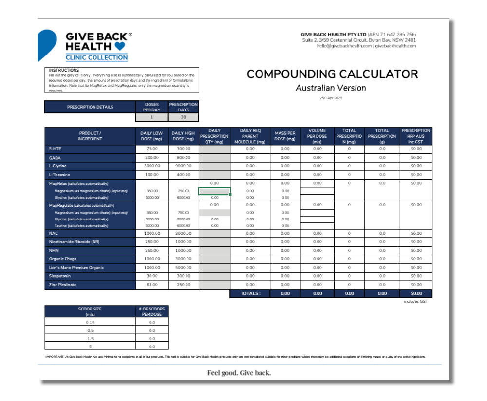 Compounding Calculator